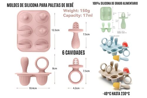 Molde De Helados Silicona
