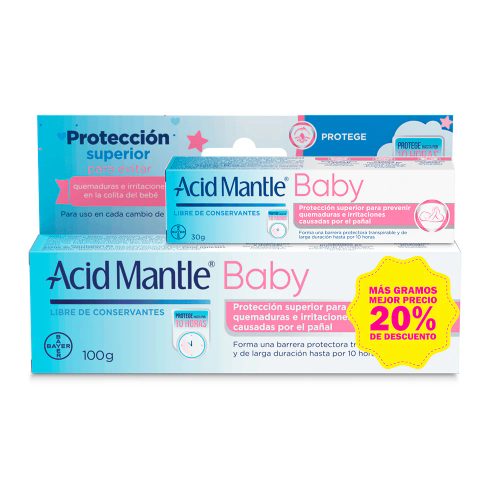 Oferta Crema Antipañalitis Acid Mantle 100+30Gr