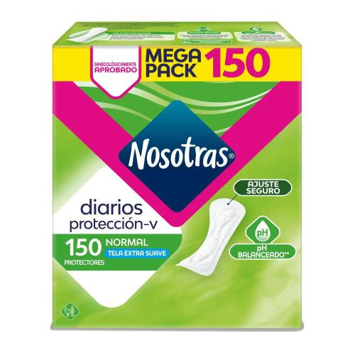 Protectores Nosotras Verdes X 150