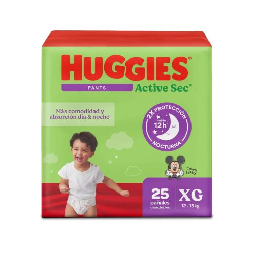 Pañal Huggies Auto Ajuste Et 4 X 25