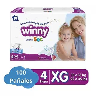 Pañal Winny Etapa 4 X 100