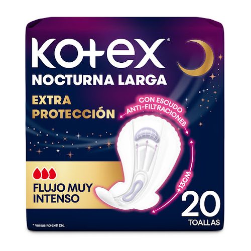 Kotex Nocturnas Largas X 20