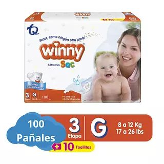 Pañal Winny Etapa 3 X 100