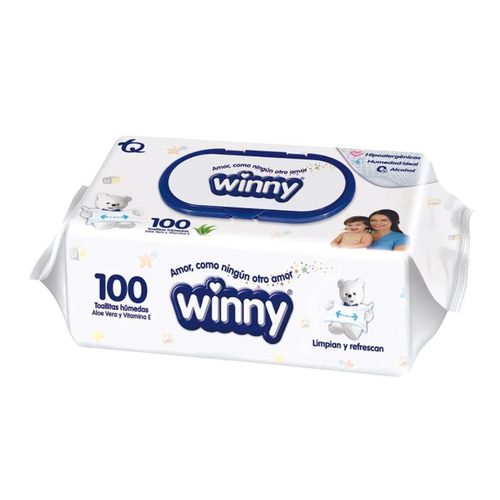 Pañitos Humedos Winny Aloe Vera