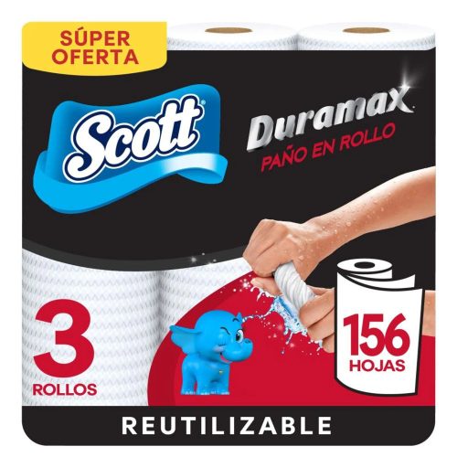 Toallas De Cocina Scott Reutilizable X 3
