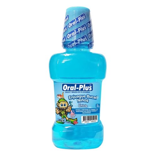 Enjuague Bucal Oral Plus Sabor Chicle