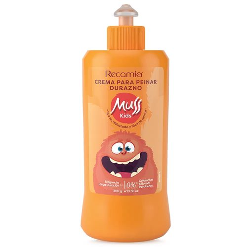 Crema De Peinar Muss Kids Durazno