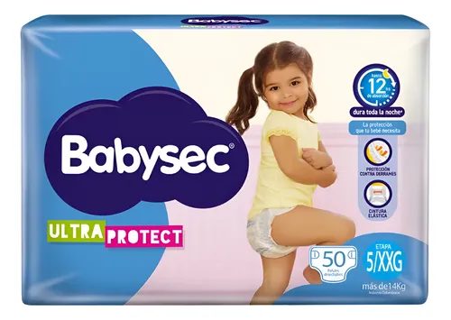 Pañal Baby Sec Etapa 5 X 50
