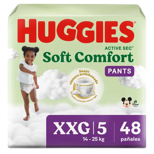 Pañal Huggies Auto Ajuste Etapa 5 X 48 Verde
