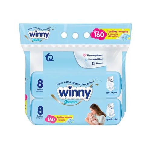 Pañitos Winny Sensitive