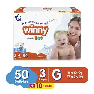 Pañal Winny Etapa 3 X 50
