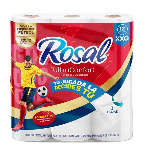 Papel Higiencio Rosal Super Rollo