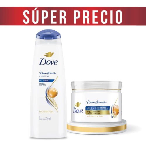 Oferta Shampoo Dove + Tratamientos