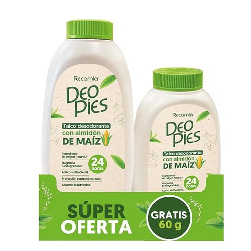 Talcos Deo Pies 120+60Gr