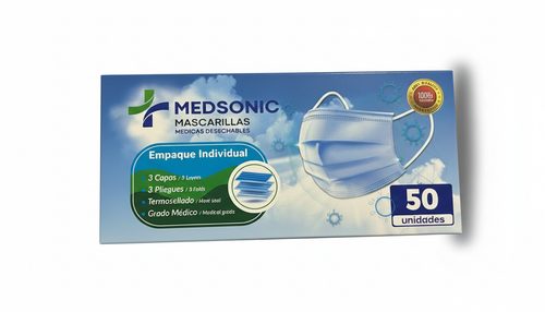 Tapabocas Medsonic X 50