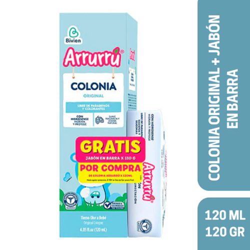 Colonia Arrurru X 120Ml+Jabon Surtida