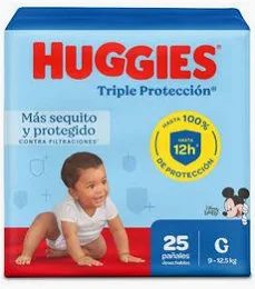 Pañal Huggies Azul Etapa 3 X 25