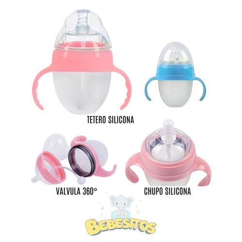 Tetero Silicona 4 Onzas