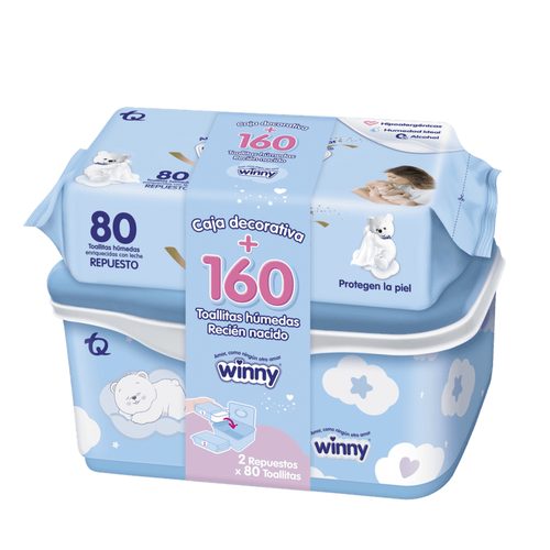 Pañitos Humedos Winny Sensitive