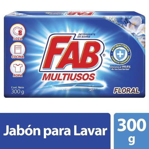 Jabon Fab Barra X 300Gr